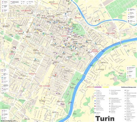 Turin Maps Italy Maps Of Turin Torino