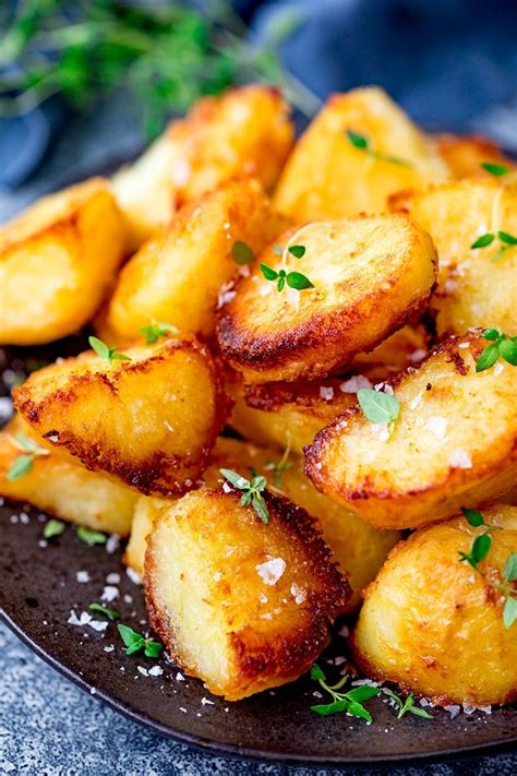 Perfect Roast Potatoes Fluffy Inside With A Crunchy Exterior Part Of