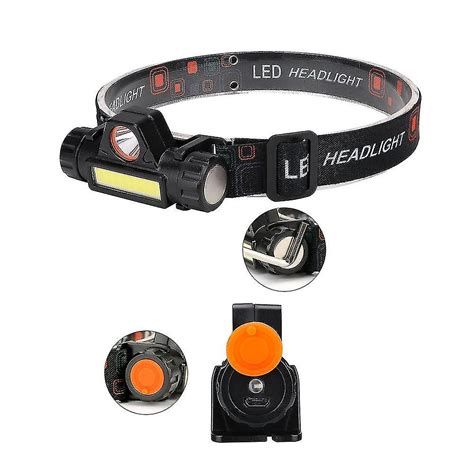 Hmwy Xanes Xpecob 90 Rotatable Led Headlamp Usb Rechargeable Outdoor