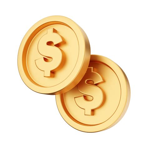 3d Money Coin Icon Illustration 8509483 Png