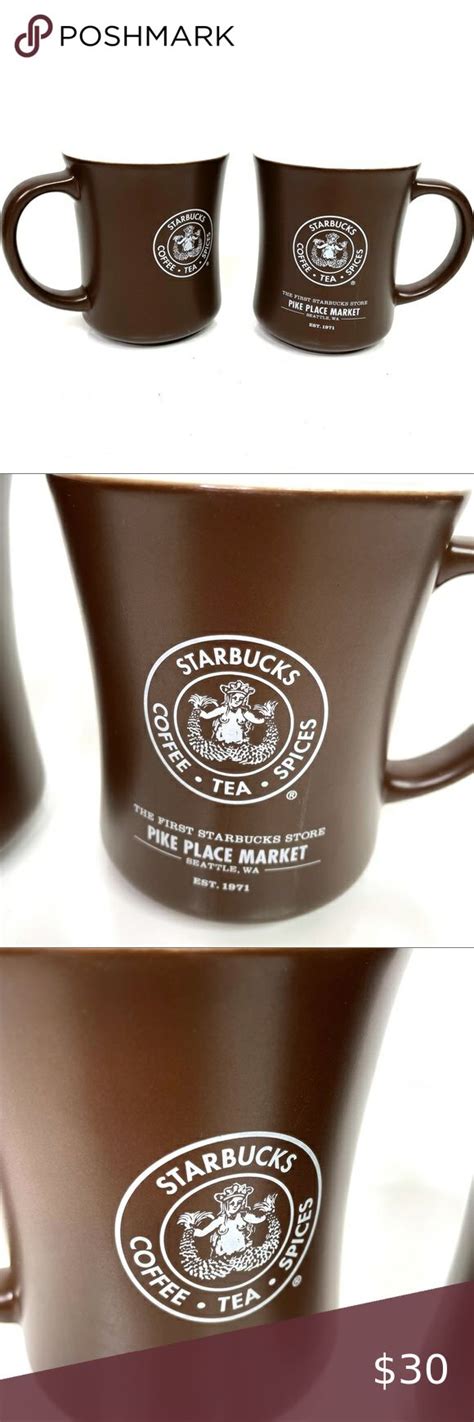 2008 Starbucks Pikes Place Market Mug Single Cup Mugs Starbucks Tea