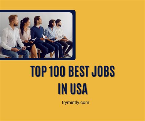 The Top 100 Best Jobs In America For 2023 Mintly