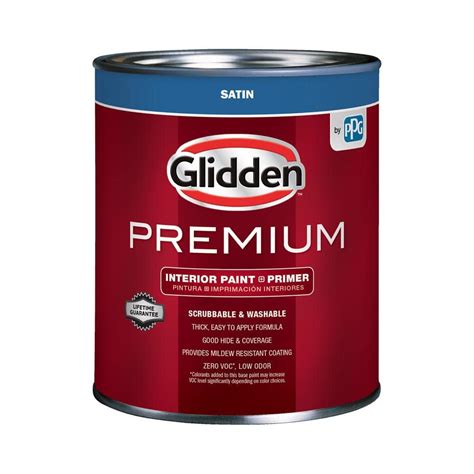 Glidden Premium 1 Qt Base 1 Satin Interior Paint Gln6211n 04 The