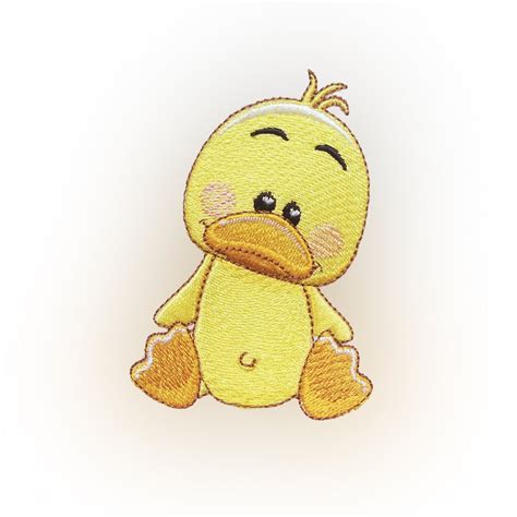 Cute Duck Embroidery Design Little Blessing Trading Company