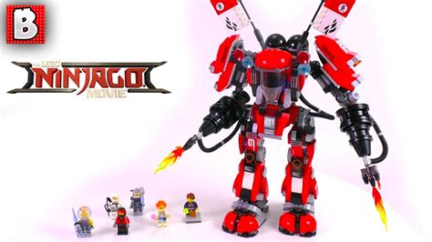 Lego Ninjago Movie Fire Mech Set 70615 Unbox Build Time Lapse Review