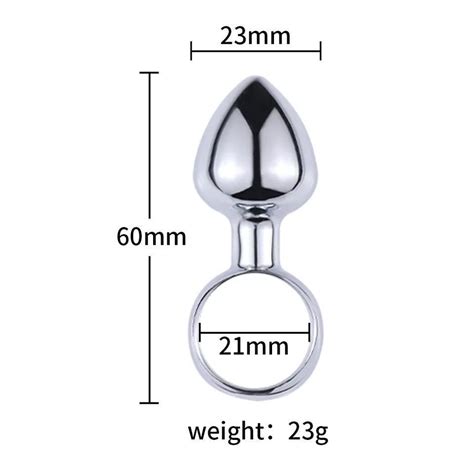 vibefun anal plug waterproof stainless steel smooth touch anal buttplug sex toys sex products
