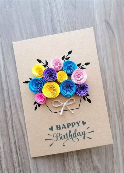 Birthday Card Diy Greeting Card Handmade Greeting Card Designs