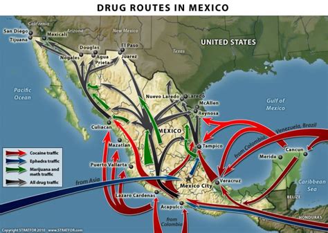 Mexican Drug Trafficking Routes
