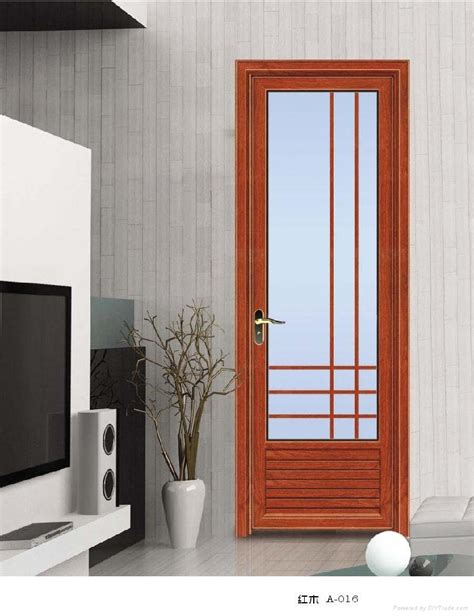 The set includes everything to hang one glass door and it can be used for shower doors, partitions, office, pantry. Aluminum bathroom door (Glass panel) - TS-010 - Tiansheng ...