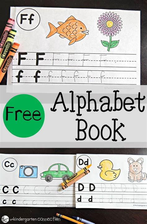 Kindergarten Printable Alphabet Book Pdf Askworksheet