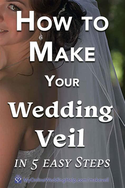How To Make A Wedding Veil With Comb 5 Easy Steps