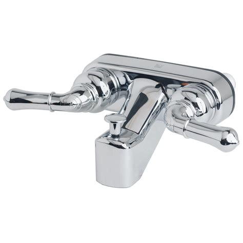 Fontana rv chrome deck mountted faucet has a silver color. RV/Motorhome Tub Shower Faucet Valve Diverter w/Hand Held ...