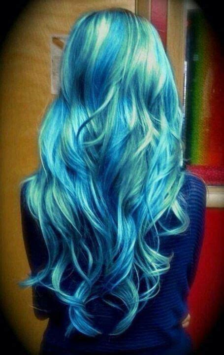 Pretty Hair Color Crazy Dyed Hair Ombre Blue Ombre Hair