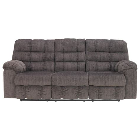 Signature Design By Ashley Acieona Reclining Sofa With Drop Down Table