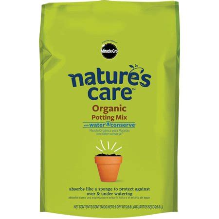 More buying choices $4.99 (13 new offers). Miracle-Gro Nature's Care Organic Potting Soil with Water ...