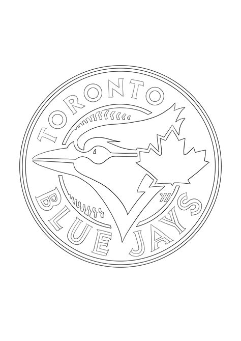 Toronto Blue Jays Coloring Pages Printable