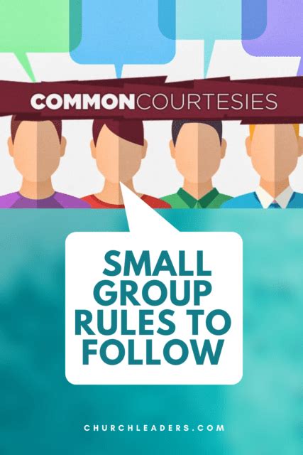 Common Courtesies 5 Small Group Guidelines To Follow