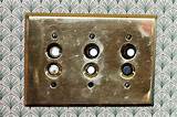 Pictures of Antique Push Button Electrical Switches