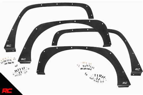 Rough Country Steel Off Road Fender Flares Inner Fenders Fits 2007