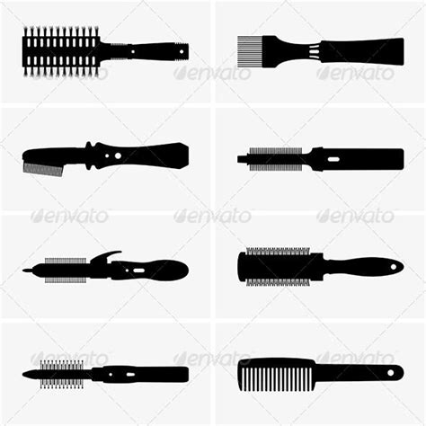 This brush heats up when in use (to speed up drying time), using ions that condition while gently detangling your hair. Hair Brushes | Vector graphics design, Hair brush, Brush