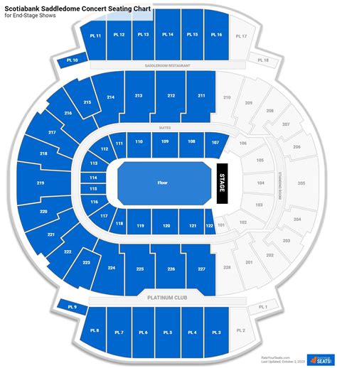 Scotiabank Saddledome Concert Seating Chart RateYourSeats Com