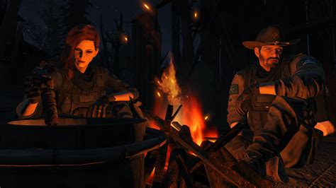 Nate And Nora Just Sittin By The Fire At Fallout 4 Nexus Mods And