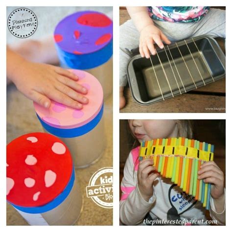 10 Diy Musical Instruments For Kids Planning Playtime Diy Musical
