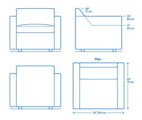 Bevel Armchair Dimensions And Drawings Dimensionsguide