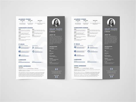 Download as pdf or use digital cv. Free Architect Resume Template with Clean and Modern Design