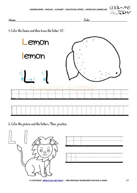Start by scrolling to the bottom of the post, under the terms of use. Alphabet tracing worksheets - How to write letter L