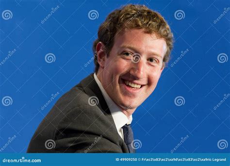 Facebook Ceo Mark Zuckerberg Editorial Image Image Of Zuckerberg