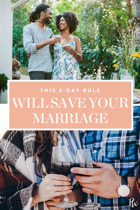 This 3 Day Rule Will Save Your Marriage Funny Marriage Advice Saving Your Marriage Marriage