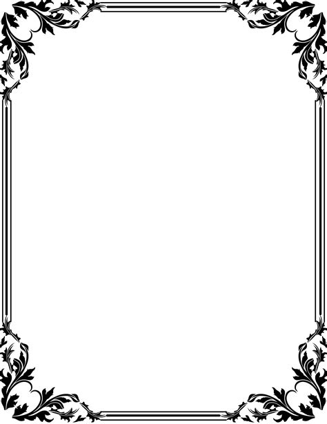 stencil | Page borders design, Frame border design, Photo frame design
