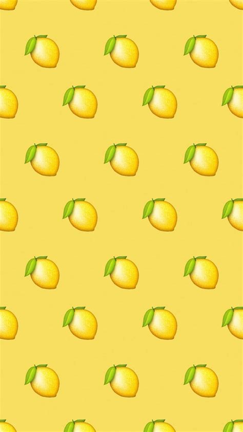 Download Lemon Fruit Art Phone Wallpaper
