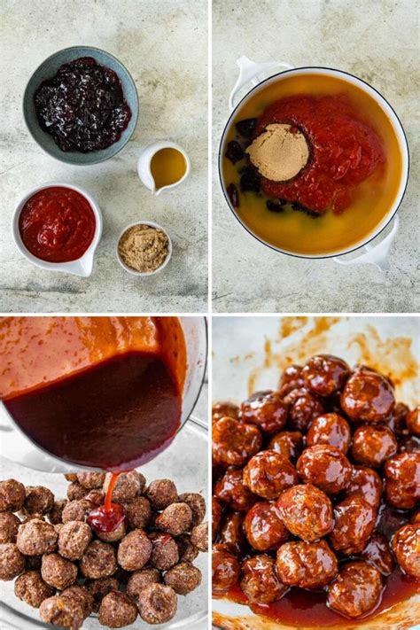 Cranberry Meatballs Recipe Dinner Then Dessert
