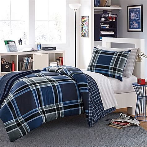 The ultimate guide to shopping for dorm bedding. Lucas Reversible Dorm Comforter Set - Bed Bath & Beyond
