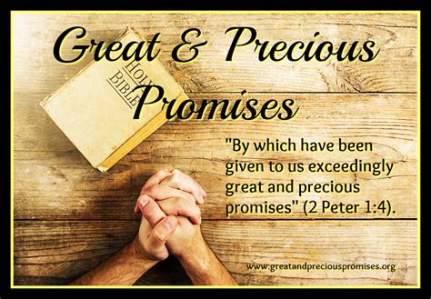 Bible Promises Great And Precious Bible Promises