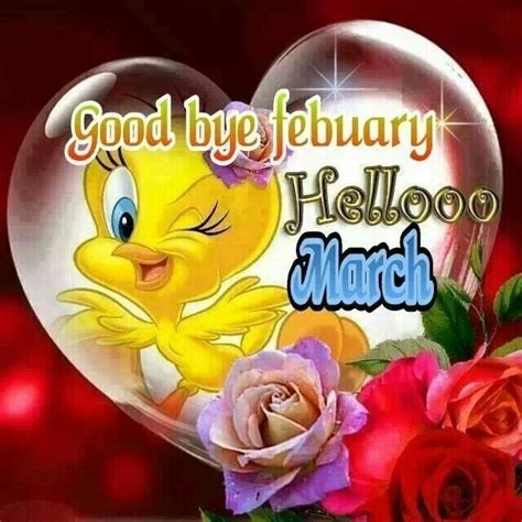 Cute Goodbye February Welcome March Pictures Marchimages