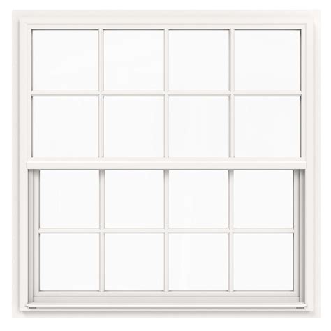 Window grilles are an accepted enhancement for replacement windows. JELD-WEN 42 in. x 42 in. V-4500 Series White Single-Hung ...