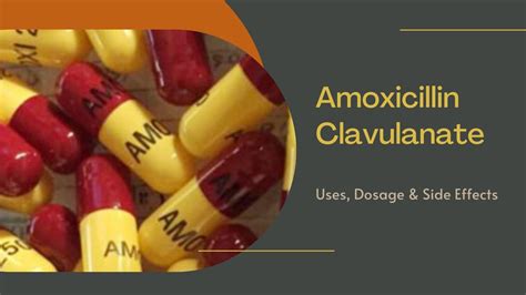 Amoxicillin Clavulanate Uses Dosage And Side Effects