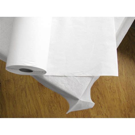 40 X 300 17 White Embossed Paper Roll Table Cover Embossed Paper