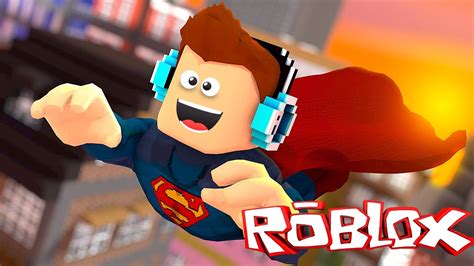 Roblox Virei O Super Homem Roblox Super Hero Tycoon Youtube