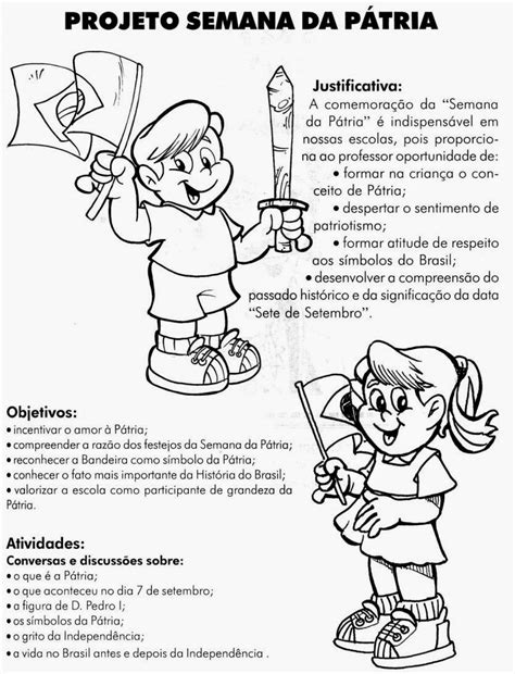 Atividade Para Colorir 7 De Setembro
