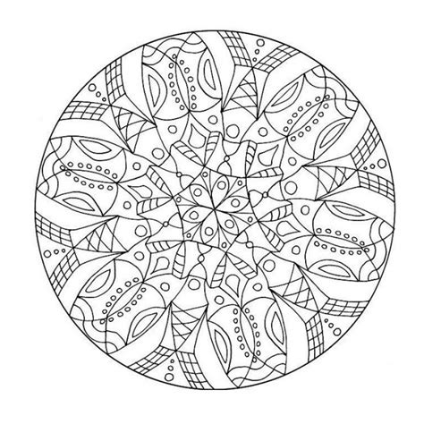 Un coloriage de mandala avec des oiseaux et des fleurs. Coloriage Adulte mandala Fleur Difficile dessin gratuit à ...