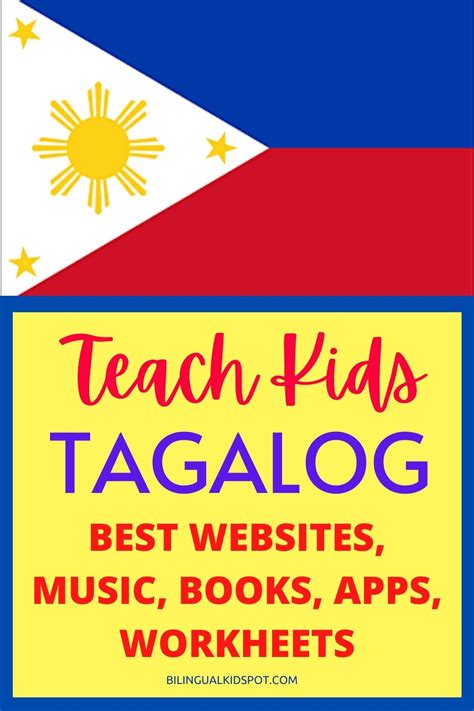 Tagalog For Kids Best Resources To Teach Tagalog
