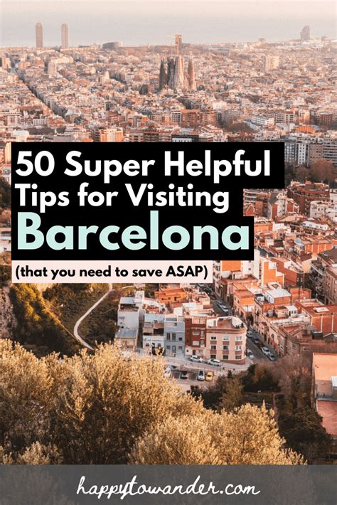 50 Helpful Barcelona Travel Tips And Tricks Must Knows Before You Visit