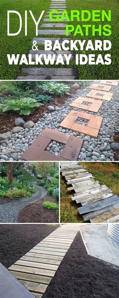 Diy Garden Paths And Backyard Walkway Ideas • Check Out All These