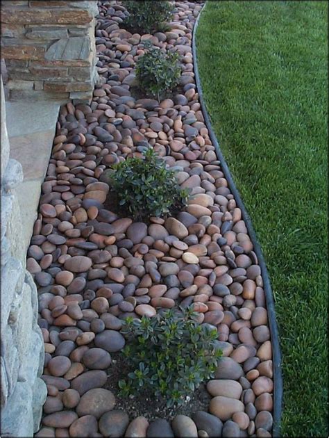 Colored River Rock For Landscaping Home Improvement