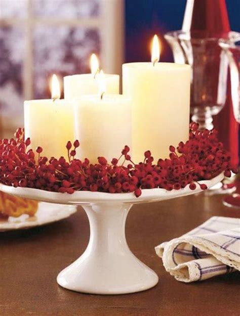 25 CHRISTMAS TABLE CENTREPIECES – Homemade Christmas Table Decorations