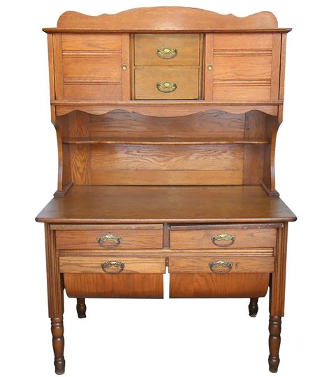 They are convenient, space efficient, and extremely practical for kitchens of all sizes. Furniture, oak possum belly kitchen cabinet w/wood bellies ...